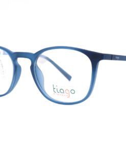نظارة طبية مع عدسات شمسي TIAGO للأطفال مستطيل لون أزرق - RX7078 C8