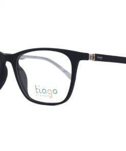 نظارة طبية مع عدسات شمسي TIAGO للأطفال مستطيل لون أسود - 7051 C9
