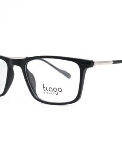 اطار طبي TIAGO للرجال مستطيل لون أسود و فضي - RY22678 C2
