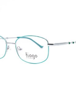 اطار طبي TIAGO للنساء بيضاوي تركواز - QM611 C2