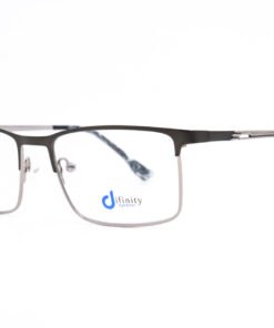 اطار طبي DIFINITY للرجال مستطيل لون رمادي غامق - YY9021 C2