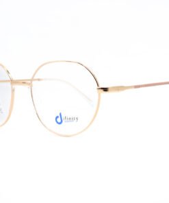 اطار طبي DIFINITY للنساء دائري لون ذهبي - 0715 C2