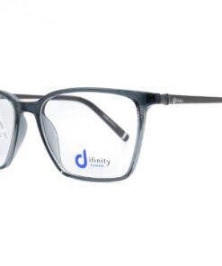 اطار طبي DIFINITY للرجال مستطيل لون رمادي غامق - 2309 C6