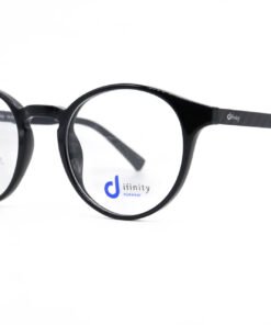 اطار طبي DIFINITY مع عدسات حماية من الأشعة الزرقاء للرجال والنساء دائري لون أسود - 8865 C1