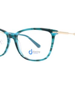 اطار طبي DIFINITY مع عدسات حماية من الأشعة الزرقاء للنساء كات آي تركواز - 530406 C4