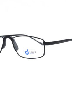 اطار طبي DIFINITY مع عدسات حماية من الأشعة الزرقاء للرجال والنساء مستطيل لون أسود - 12196 C1