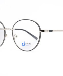 اطار طبي DIFINITY للرجال والنساء دائري لون فضي - M3008 C1