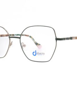 اطار طبي DIFINITY للنساء مربع لون فضي و أخضر - YM11001 C10