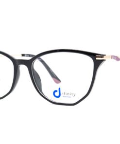 اطار طبي DIFINITY للنساء كات آي لون أسود و ذهبي - YX0670 C1
