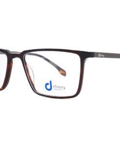 اطار طبي DIFINITY للرجال مستطيل لون نمري و رمادي غامق - HA147 C2