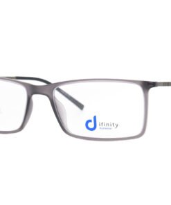 اطار طبي DIFINITY للرجال مستطيل لون رمادي - P8296 C4