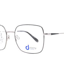 اطار طبي DIFINITY للنساء مربع لون أسود و فضي - Z857 C1
