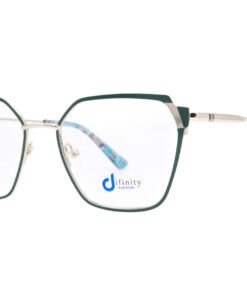 اطار طبي DIFINITY للنساء كات آي لون فضي و أخضر - 8056 C5