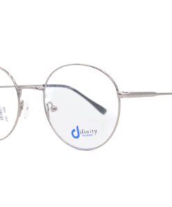 اطار طبي DIFINITY للرجال والنساء دائري لون فضي - IP615 C2