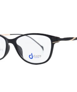 اطار طبي DIFINITY للنساء دائري لون أسود و ذهبي - IP2047 C1