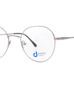 اطار طبي DIFINITY للرجال والنساء دائري لون فضي - IP617 C2