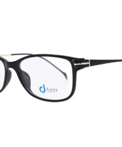 اطار طبي DIFINITY للنساء مستطيل لون أسود و ذهبي - IP2204 C1