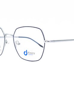 اطار طبي DIFINITY للنساء مربع لون أزرق و فضي - 12280 C7