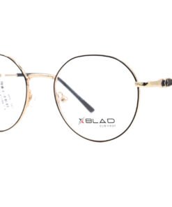 اطار طبي XBLAD للنساء دائري لون أسود و ذهبي - RS014 C4