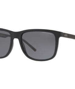 نظارة شمسية ARMANI EXCHANGE للرجال مستطيل لون أسود و نمري - AX4070S 815881