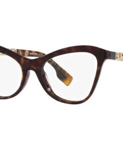اطار طبي BURBERRY للنساء كات آي لون ذهبي و نمري - BE2373U 3002