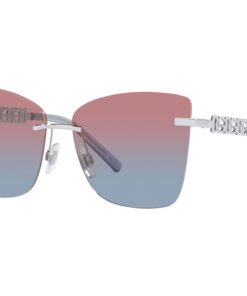 نظارة شمسية DOLCE&GABBANA للنساء فراشة لون فضي - DG2289 05/0Q