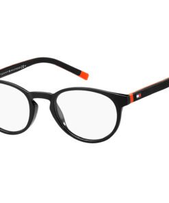 اطار طبي TOMMY HILFIGER للرجال دائري لون أسود و برتقالي - TH 1787 RC2/21