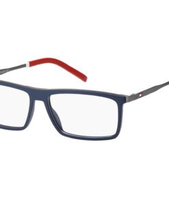 اطار طبي TOMMY HILFIGER للرجال مستطيل بون رمادي غامق و أزرق - TH 1847 FLL/14