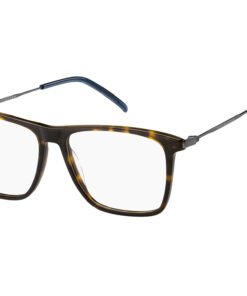اطار طبي TOMMY HILFIGER للرجال مستطيل لون نمري و فضي - TH 1876 086/15