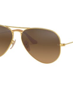 نظارة شمسية RAYBAN للرجال والنساء آفياتو لون ذهبي - RB3025 112M2