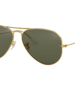 نظارة شمسية RAYBAN للرجال والنساء آفياتو لون ذهبي - RB3025 00158