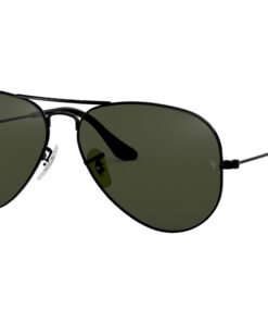 نظارة شمسية RAYBAN للرجال والنساء آفياتو لون أسود - RB3025 L2823