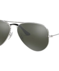 نظارة شمسية RAYBAN للرجال والنساء آفياتو لون فضي - RB3025 W3277