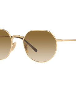 نظارة شمسية RAYBAN للرجال والنساء دائري لون ذهبي - RB3565 00151