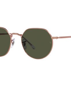 نظارة شمسية RAYBAN للرجال والنساء دائري لون ذهبي و وردي - RB3565 920231