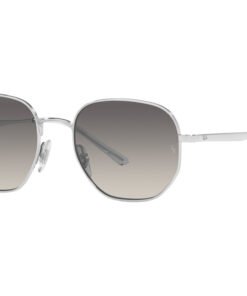 نظارة شمسية RAYBAN للرجال والنساء مربع لون فضي - RB3682 00311