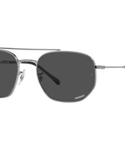نظارة شمسية RAYBAN للرجال والنساء مستطيل لون رمادي غامق - RB3707 004K8