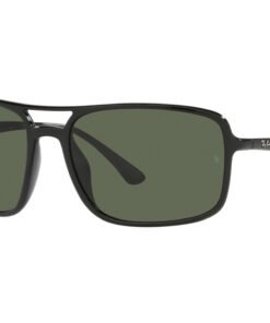 نظارة شمسية RAYBAN للرجال مربع لون أسود - RB4375 60171