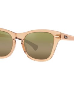 نظارة شمسية RAYBAN للنساء كات آي لون بني شفاف - RB0707SM 6449G7