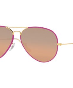 نظارة شمسية RAYBAN للنساء آفياتو لون موف و ذهبي - RB3025JM 91963E