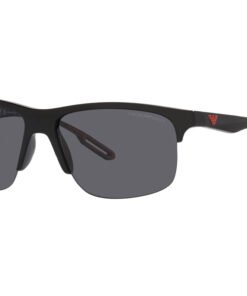 نظارة شمسية EMPORIO ARMANI للرجال مستطيل لون أسود - EA4188U 5017T3