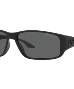 نظارة شمسية EMPORIO ARMANI للرجال مستطيل لون أسود - EA4191U 506387