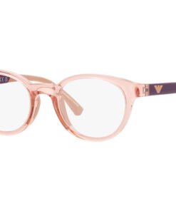 اطار طبي EMPORIO ARMANI للنساء دائري لون وردي شفاف - EA3205 5821