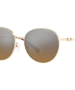 نظارة شمسية MICHEL KORS للنساء دائري لون ذهبي - MK1119 101484