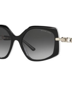 نظارة شمسية MICHEL KORS للنساء مضلع لون أسود - MK2177 31068G