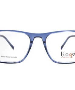 اطار طبي TIAGO للرجال مستطيل لون أزرق - 7568 C4