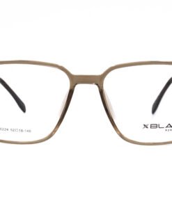 اطار طبي XBLAD للرجال مستطيل لون بيج شفاف - TR80224 C7