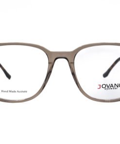 اطار طبي JOVANO للرجال مستطيل لون بني شفاف - 7577 C3