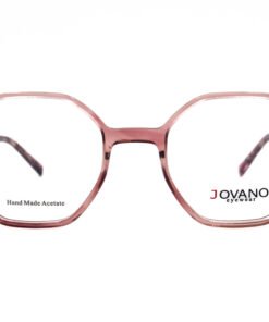 اطار طبي JOVANO للنساء مضلع لون وردي شفاف - 7571 C3