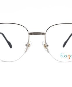 اطار طبي TIAGO للرجال والنساء دائري لون فضي - CT0446O C2
